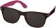 Occhiali da sole Sun Ray neri con colori pop