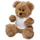 Orso di peluche seduto con t-shirt