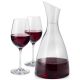 Decanter con 2 bicchieri da vino Prestige