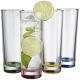Set 4 pezzi bicchieri in vetro