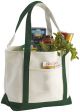 Shopper in cotone pesante stile marinaresco Premium