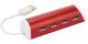 Hub USB 4 porte e supporto portacellulare in alluminio