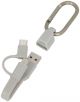 Cavo di ricarica 3 in 1 con moschettone Fold