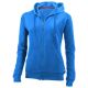 Felpa da donna con cappuccio e zip intera Open